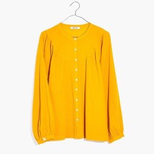 Madewell Balloon-Sleeve Peasant Top